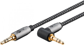 Kabel połączeniowy audio AUX, 3,5 mm stereo, 90 stopni 65279 /2m/