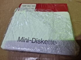 5.25" disks - red coloured - used - 10pcs