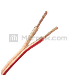 PRZEWÓD GŁOŚNIKOWY 2x2,5mm TRANSPARENT