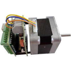 Emis SMC-dMOT-42 Stepper Motor &#x2B; Controller 0.25 Nm 5mm Shaft 24V DC