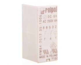 Przekaźnik miniaturowy 2P 8A 5V DC PCB AgNi RM84-2012-35-1005 600332