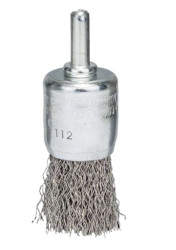 6mm Shank Wire Brush 25mm Crimped Inox