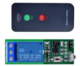 MODUŁ PRZEKAŹNIKA 5V Z PILOTEM NA PODCZERWIEŃ IR (MOD-10505)