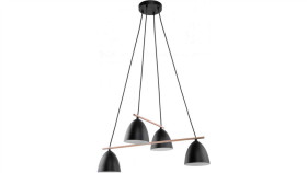 Listwa Sufitowa Mika Gray Z Szarymi Reflektorkami Na E27 K-4585 Kaja Lighting