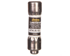 Wkładka bezpiecznikowa cylindryczna 10x38mm 15A 600V AC, Limitron, Klasa CC KTK-R-15