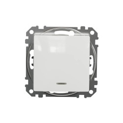 Łącznik schodowy z podświetleniem 16AX, biały, Sedna Design i Elements SDD111166L