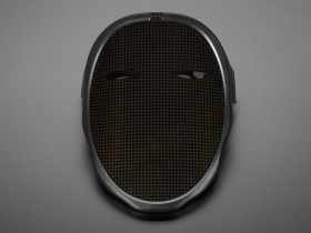 Adafruit Face-Changing LED Matrix Mask from Lumen Couture