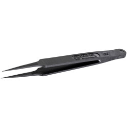 Ideal Tek 705.CF.IT Tweezers, ESD, Carbon-Fibre, 115mm, Scratch-Proof