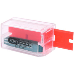KS Tools 911.8128 Replacement Plastic Scraper Blades, Pack Of 10