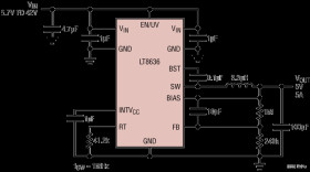 42V, 5A/7A Peak Synchronous Step-Down Silent Switcher with 2.5μA Quiescent Current
