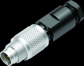 99 0409 00 04 Cable connector M9, series 712, 4-pin, unshielded, solder, IP67