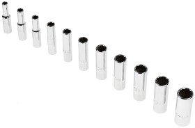 Zestaw nasadek rozmiar napędu 1/4 in elementy: 11 Stanley typ napędu Kwadratowy gniazdo 5 → 14mm