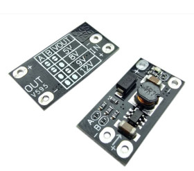 PRZETWORNICA STEP-UP 2,5 - 9V -&gt;5V, 8V, 9V, 12V