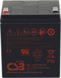 Akumulator ołowiowy CSB Battery HR 1227W high-rate HR1227WF2, AGM, 12 V, 6.2 Ah