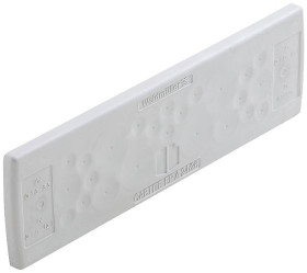 Weidmüller 2743590000 Płytka z przepustami CABTITE EP A 24/26 GY, (D x S x W) 12 x 142 x 44 mm, termoplast, 10 szt.