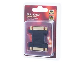 Adapter DVI gniazdo - gniazdo. Producent BLOW.