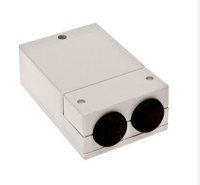 Z-61J Obudowa z tworzywa Z61J wymiary: 120x80x43mm - otwory na przewody - jasna - polistyren