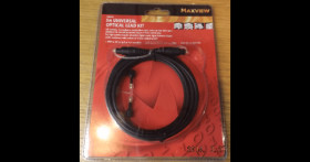 3 Metre Toslink fibre optic cable kit
