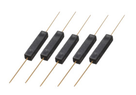 Opencircuit Reed switches with plastic housing - normally open - 5 pcs