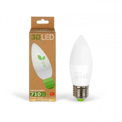 Żarówka LED 8W E27 Świeczka 710lm Ciepła 3000K / GP021C08