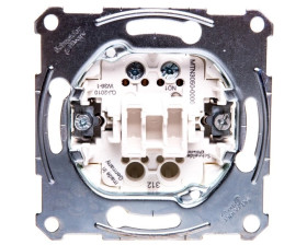 Merten Przycisk jednobiegunowy 1Z 10A IP20 MTN3050-0000