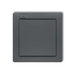 DECO Nadajnik 1-klawiszowy 2-kanałowy do systemu Exta Free grafitowy mat 28DEF-1
