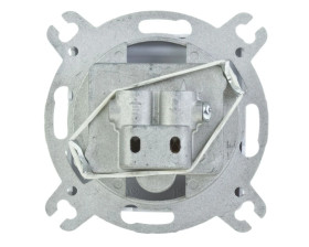 KARO Gniazdo antenowe RTV zakończeniowe 10dB srebrny perłowy GPA-10SPZ/m/43