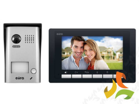 Wideodomofon kolorowy "EURA" VDP-49A5 "2EASY" 7" czarny A51A149 EURA-TECH