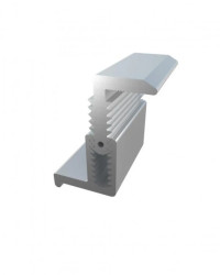 Klema końcowa regulowana srebrna 30-42mm