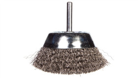 Szczotka Druciana Doczołowa Z Trzpieniem 75 Mm Inox 57H600
