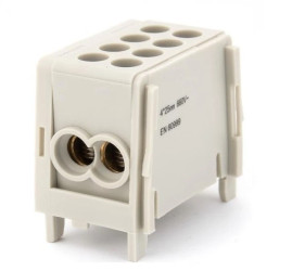 Listwa zaciskowa odgałęźnik 4 x 25mm2 WLZ-1-25/SZ