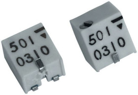 Potencjometr dostrojczy 100kΩ SMD 0.25W 11 -zwoje Regulacja boczna 1.5 mm