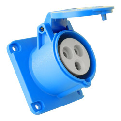 Gniazdo tablicowe proste CEE 230V 32A/3P 70x70 mm 3124-321-0970