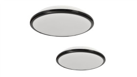 Plafon Terma Black 18W Led Ip44 O280 Mm Ml6402 Milagro