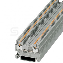 Złączka szynowa przelotowa slim PT 1,5mm2 17,5A szara Phoenix Contact