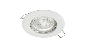 Oprawa Alfa Okrągła Stała Bs Biała Stalowa