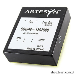 SDW48-12S2500 DC-DC 72V to 12V 2.5A THT ARTESYN
