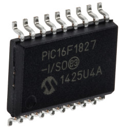 Mikrokontroler Microchip PIC16F1827-I/SO PIC16F1827 SOIC 18-pinowy Powierzchnia PIC 7kB 8 bit 32 MHz, 384 bit RAM Flash,