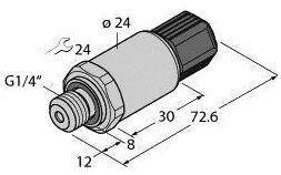 Przetworniki ciśnienia Turck 6837709, 1 szt.
