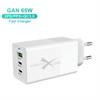 Ładowarka sieciowa do telefonu GaN evo 65W 1x USB gniazdo + 2x USB typ C gniazdo TC65CCUGAN