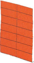 Etykieta samoprzylepna 207517 XGKE-GE, kolor: Żółty Zastosowania uniwersalne, Eaton Laserowa