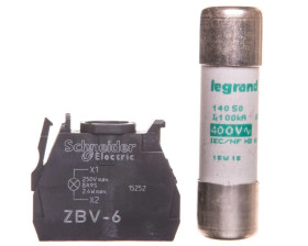 Wkładka bezpiecznikowa cylindryczna 14x51mm 50A aM 400V HPC 014050