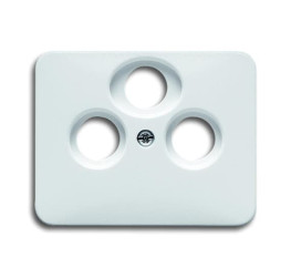 Płytka czołowa, Antena TV, Biały