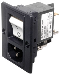 Schurter 3-109-714 Złącze męskie IEC, styki: 3, 250, 10 mA, 1 szt.