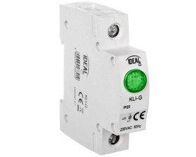 Lampka modułowa 1-fazowa zielona LED KLI-G 230V AC 23321
