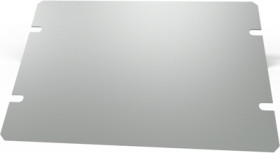 Base plate, steel, (L x W x H) 152 x 102 x 1 mm, gray, for series 1441, 1431-8