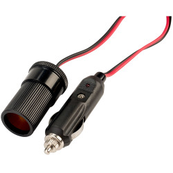 Mercury 660.459UK 12Vdc Cigar Lighter Extension Lead 2.0m