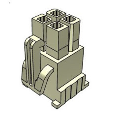 Obudowa złącza zagniatanego 4-pinowe 2-rzędowe raster: 4.19mm Samtec Męski Montaż na kablu IPBD Złącza FFC, złącza IDC,