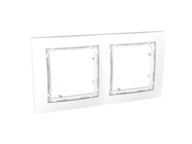 UNICA COLORS Ramka 2 podwójna biały MGU4.004.18 SCHNEIDER ELECTRIC