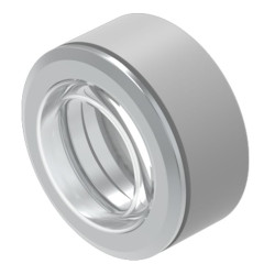 Ramka przycisku, Kołnierz przedni, do uzytku z: Przycisk, Okrągły, Plastik